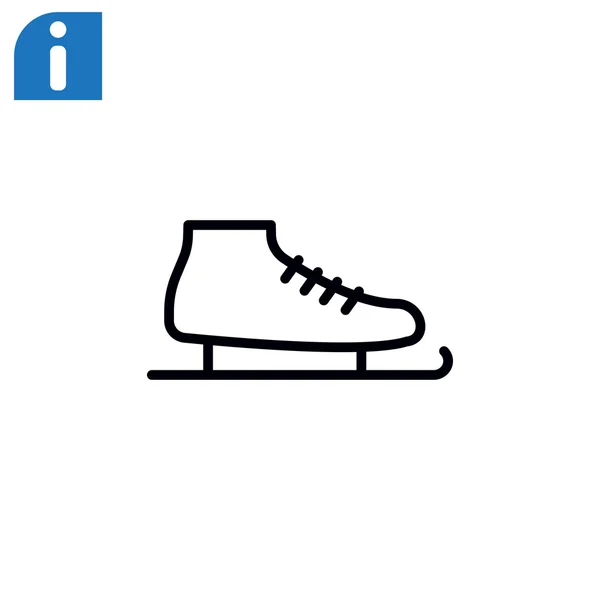 Symbole de patinage artistique . — Image vectorielle