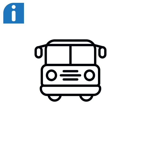 Ícone de ônibus escolar —  Vetores de Stock