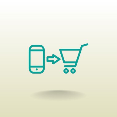 bir cep telefonu simgesi alımı