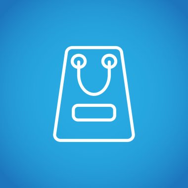 kağıt ambalaj ya da çanta simgesi