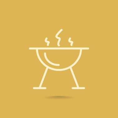 mangal barbekü simgesi