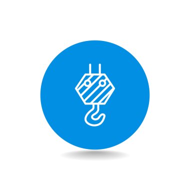 Piktogram vinç kanca simgesinin