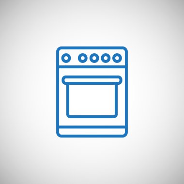 Mutfak sobası simgesi