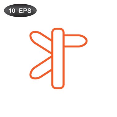 yön işareti simgesi