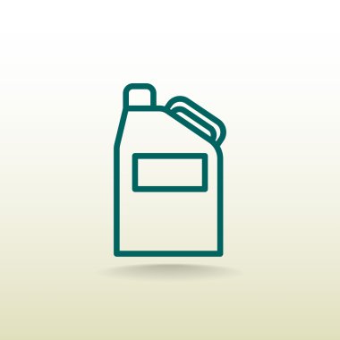 Bidon petrol simgesiyle