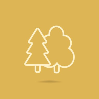 ağaçlar orman simgesi