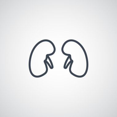 böbrekler tıp simgesi