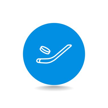 buz hokeyi simgesi için sopa