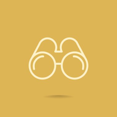 Gözleri dürbün simgesi