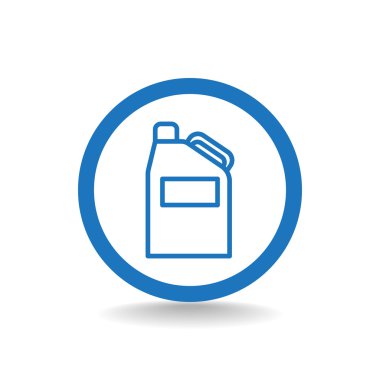 Bidon petrol simgesiyle