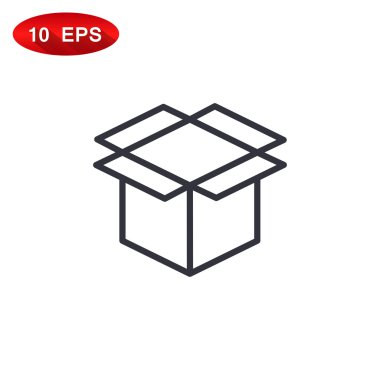 paket karton kutu simgesi