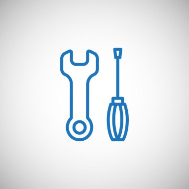 Anahtar ve tornavida simgeler