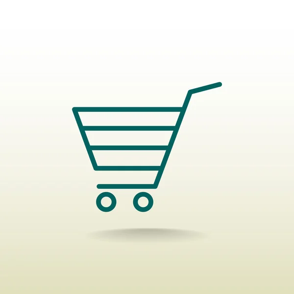 Shopping cart icon — Stock Vector