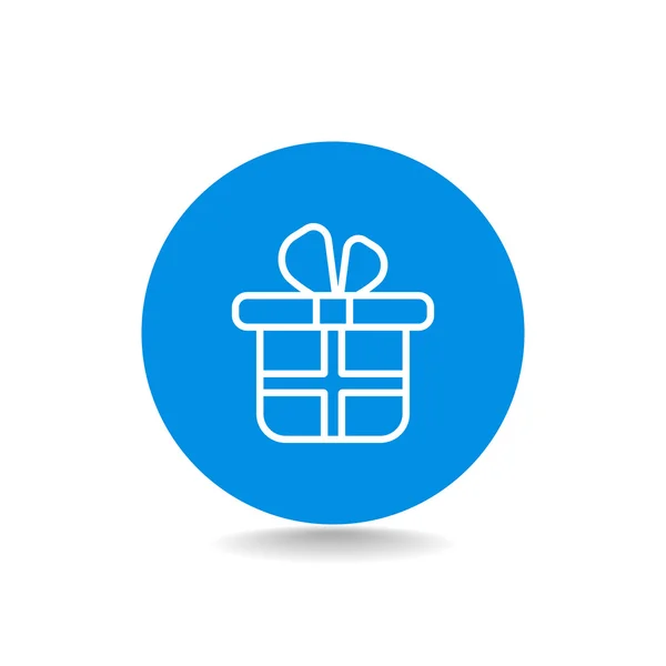 Icono de caja de regalo — Vector de stock