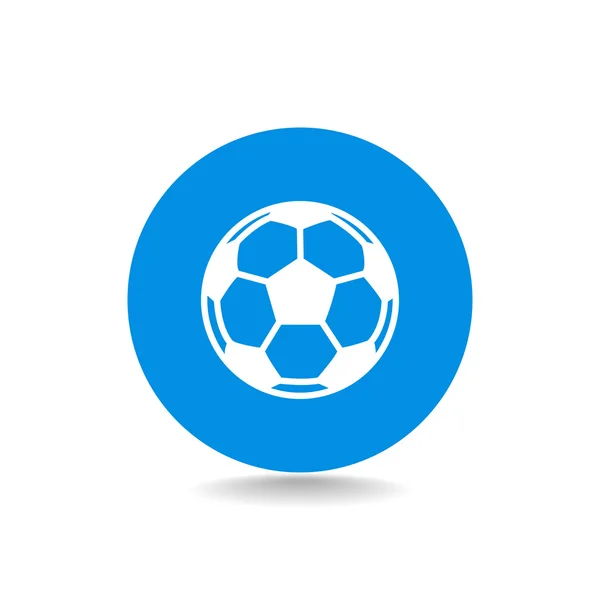 Piłka nożna piłka ikona — Wektor stockowy