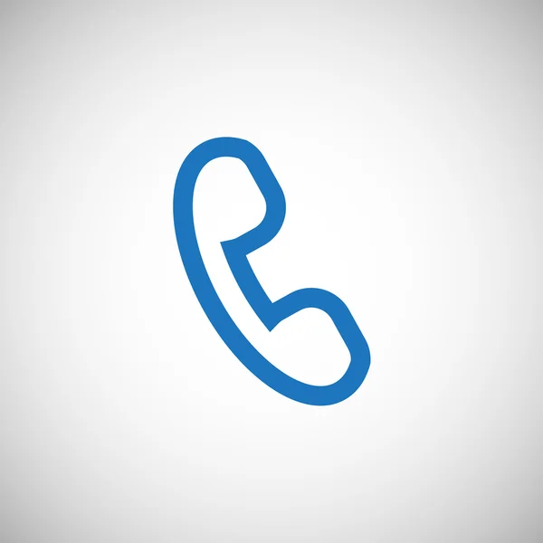 Handset of telephone Icon — Stock Vector