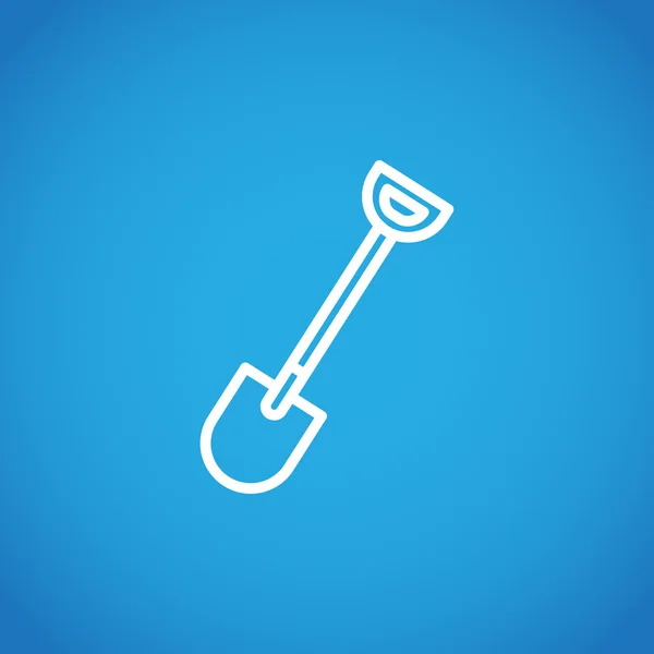 Значок інструмента лопатою — стоковий вектор