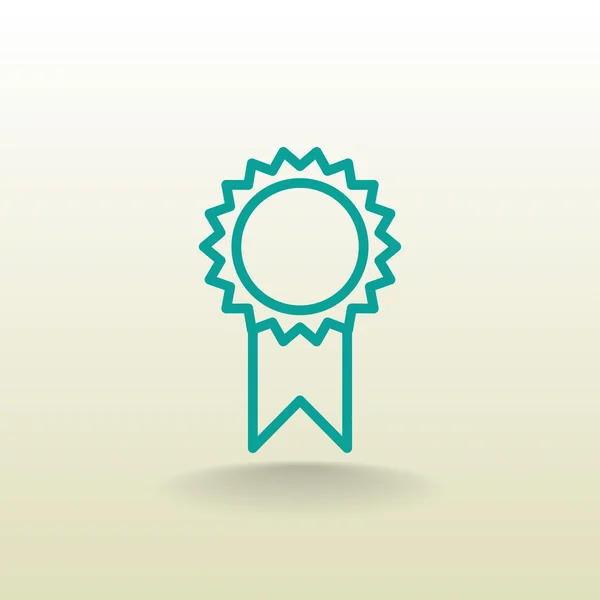 Premio medalla icono — Vector de stock