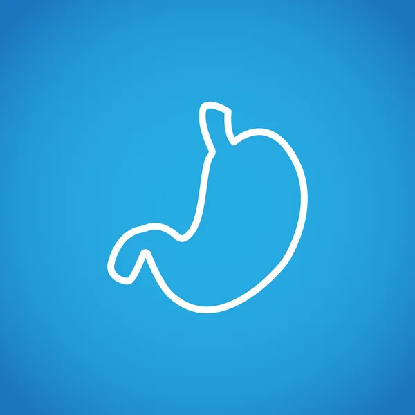 Human stomach icon — Stock Vector