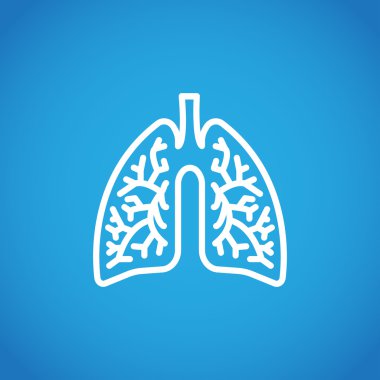 Anatomi akciğerler simgesi