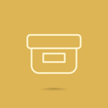 yiyecek kabı simgesi