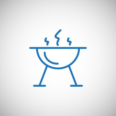 mangal barbekü simgesi