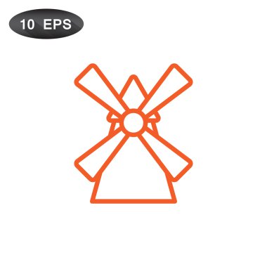 Rüzgar Türbini bina simgesini