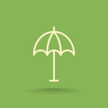 Plaj şemsiye simgesi