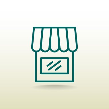 dükkan ya da mağaza simgesi