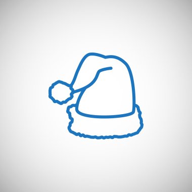 Noel Baba şapka simgesi