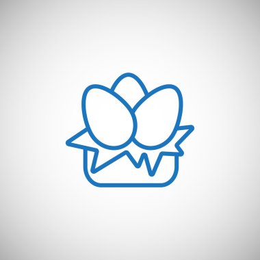 kepçe ile yumurta simgesi