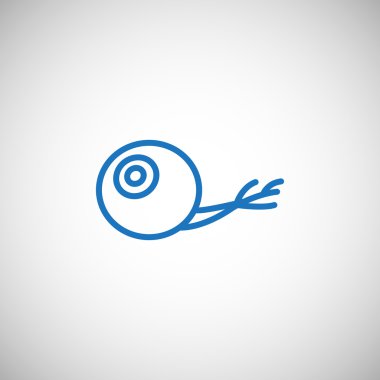 Göz anatomisi simgesini