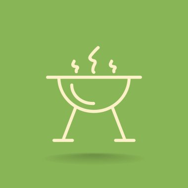 mangal barbekü simgesi