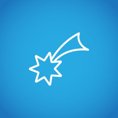 Noel yıldızı simge. 