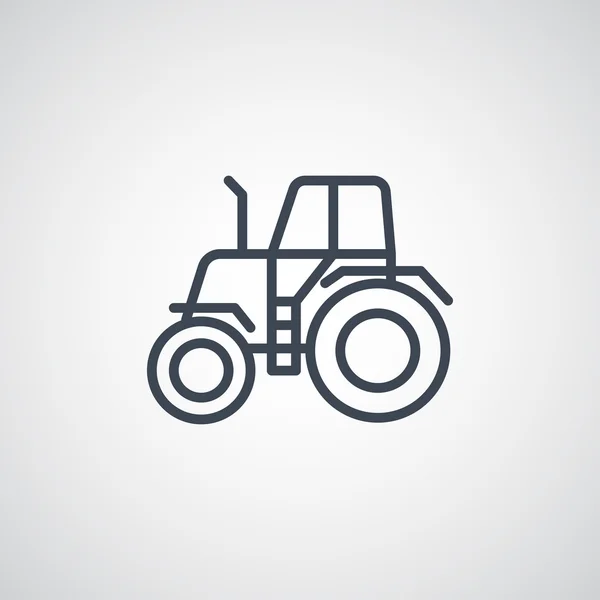 Icono tractor agrícola — Archivo Imágenes Vectoriales