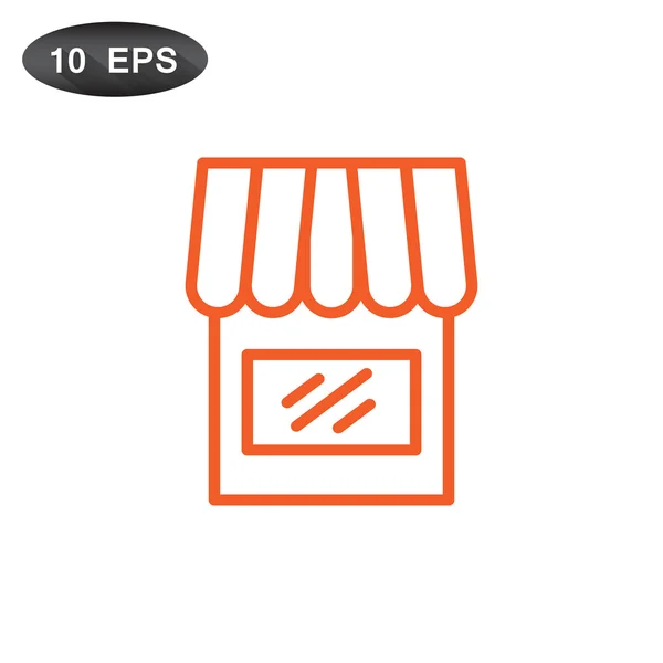 Loja ou loja ícone —  Vetores de Stock