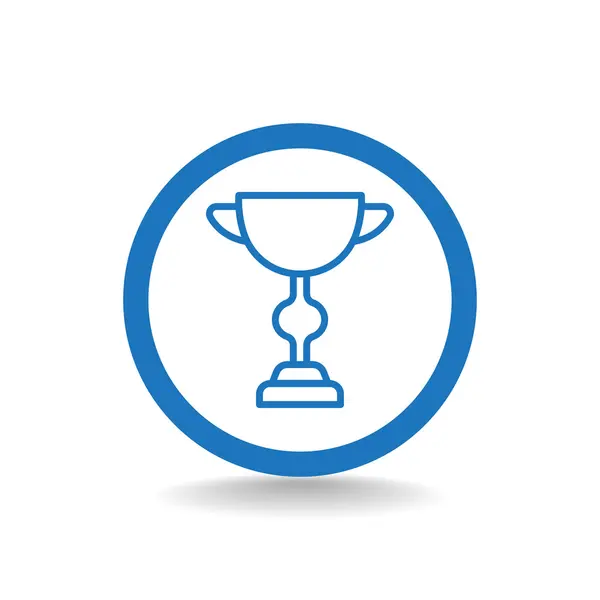 Coupe, trophée, icône de récompense — Image vectorielle