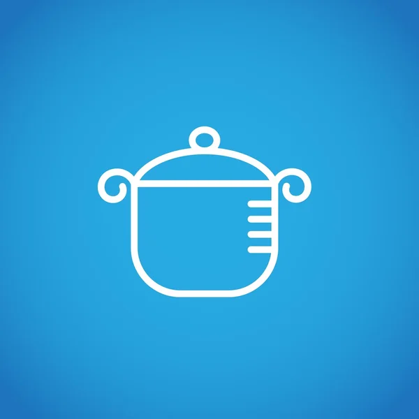 Sauce pan icon — Stock Vector