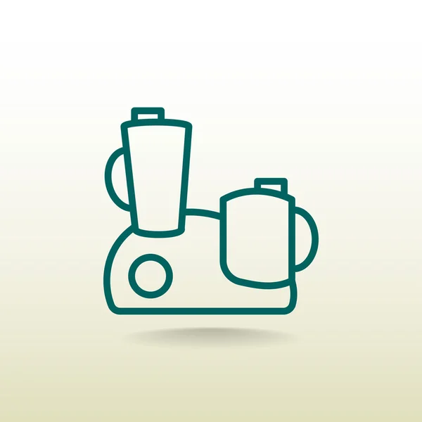 Ikone der Küchenmaschine — Stockvektor