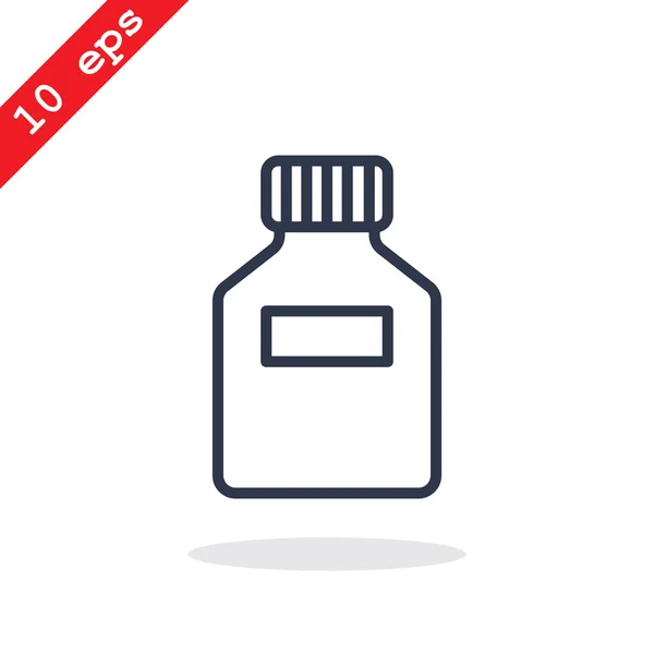 Plastic bottle icon — Stock Vector