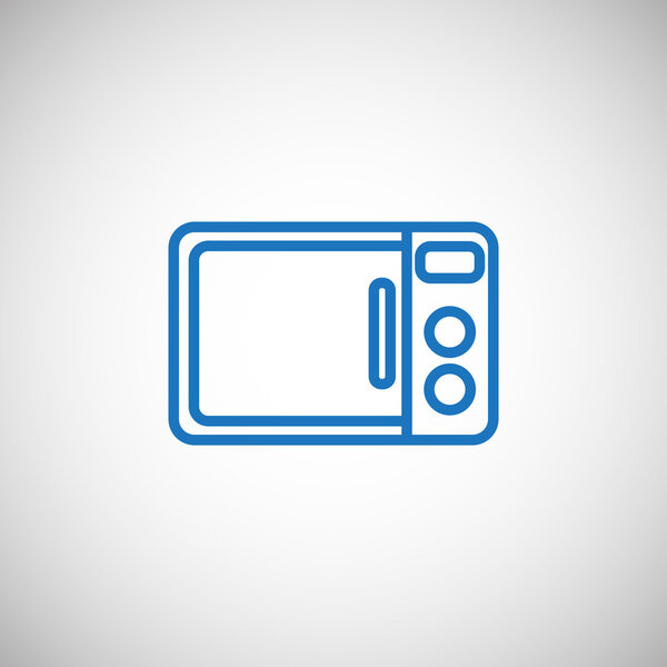 Microwave oven icon