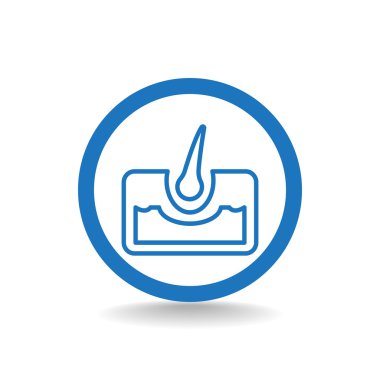 insan saçı simgesi