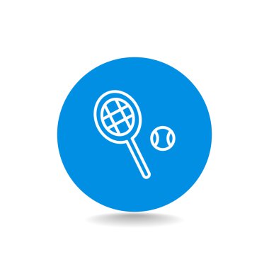 Tenis raketi topu simgesiyle