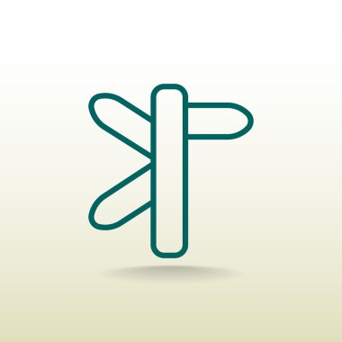 yön işareti simgesi