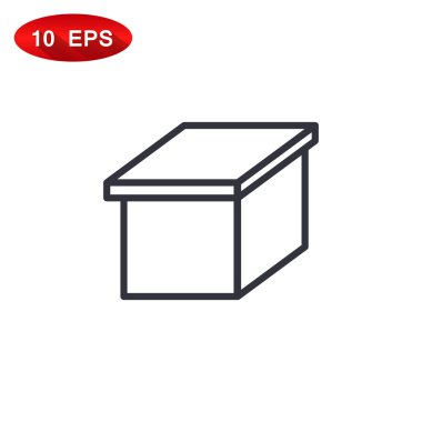 paket karton kutu simgesi