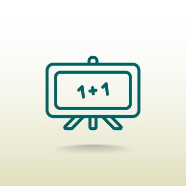 okul karatahta simgesi