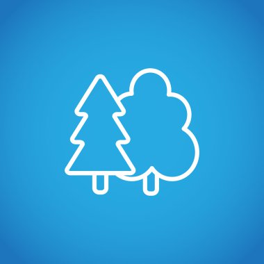 ağaçlar orman simgesi