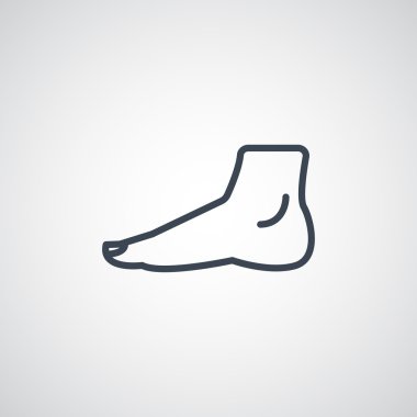 İnsan ayağı simgesi