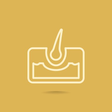 insan saçı simgesi