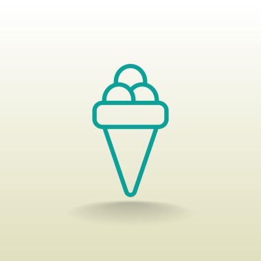 dondurma yemek ikonu